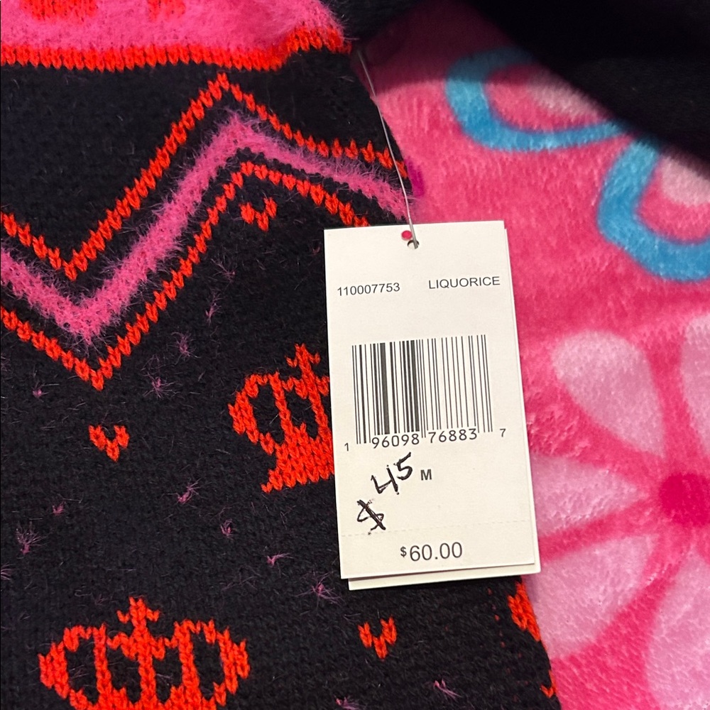 Juicy Couture Black and Red Crown Sweater - Picture 3 of 4